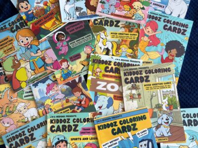 Kiddoz Coloring Cardz
